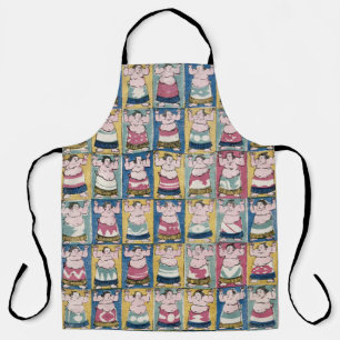 Tablier d'art de lutteurs de sumo
