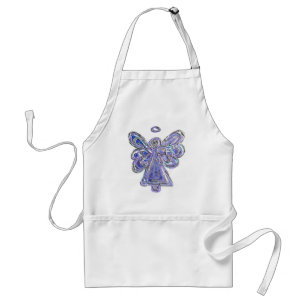 Tablier d'art personnalisé Purple Guardian Angel