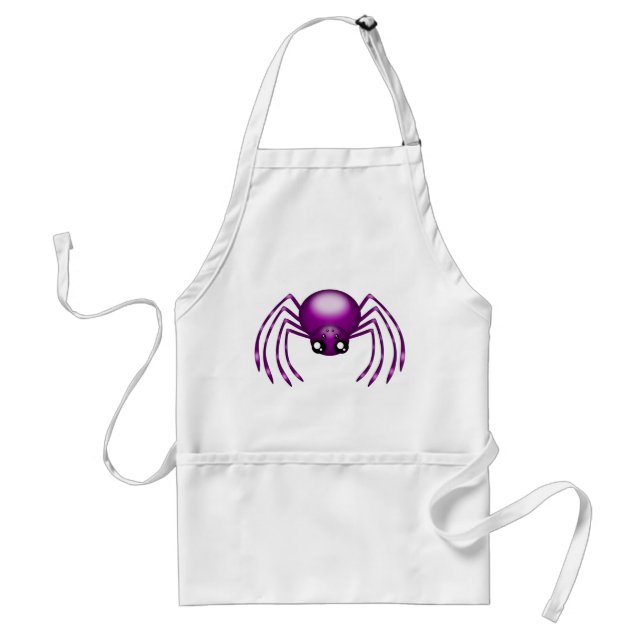 Tablier d'artisanat d'araignée violette (Devant)