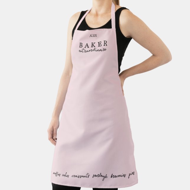 Tablier de Baker Extraordinaire Rose Grand Format  (Insitu)