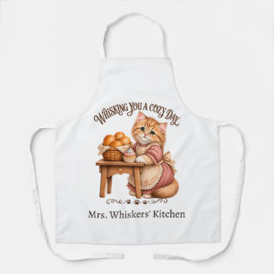 Tablier de Baker Personnalisé pour Chat - Biscuits