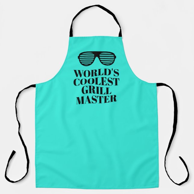 Tablier de barbecue amusant pour hommes, Maître du (Recto)