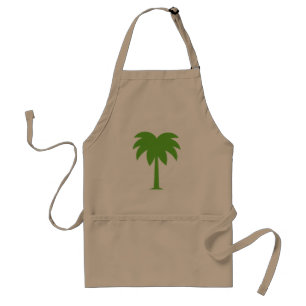 Tablier de barbecue au palmier pour hommes et femm