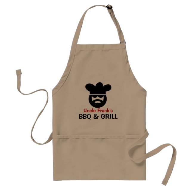 Tablier de BBQ personnalisé pour hommes (Devant)
