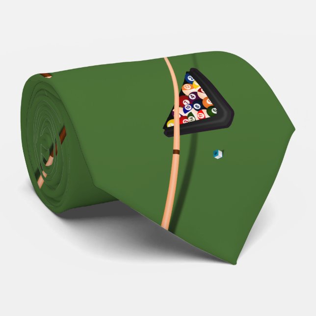 Tablier de billard et cravate de rangement (Roulé)