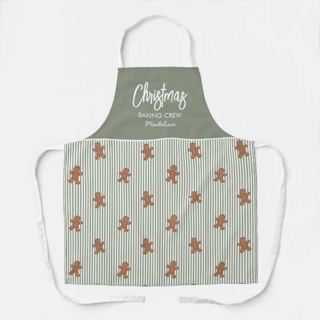 Tablier de biscuits en pain d'épice pour l'équipe  (Recto)
