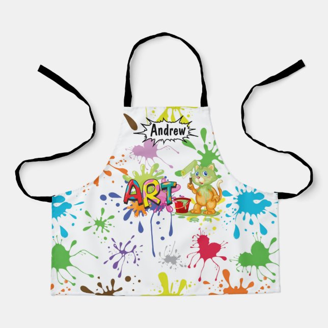 Tablier de bricolage personnalisé pour enfants (Recto)