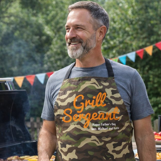 Tablier de camouflage Sergeant Custom Grill (Créateur téléchargé)