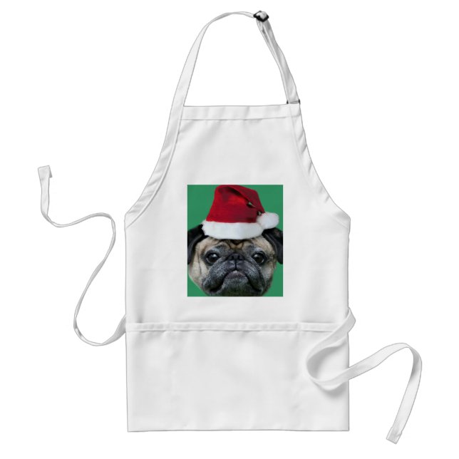 Tablier de carlin de Noël (Devant)