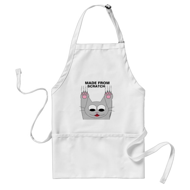 Tablier de chat mignon fait à partir de zéro (Devant)