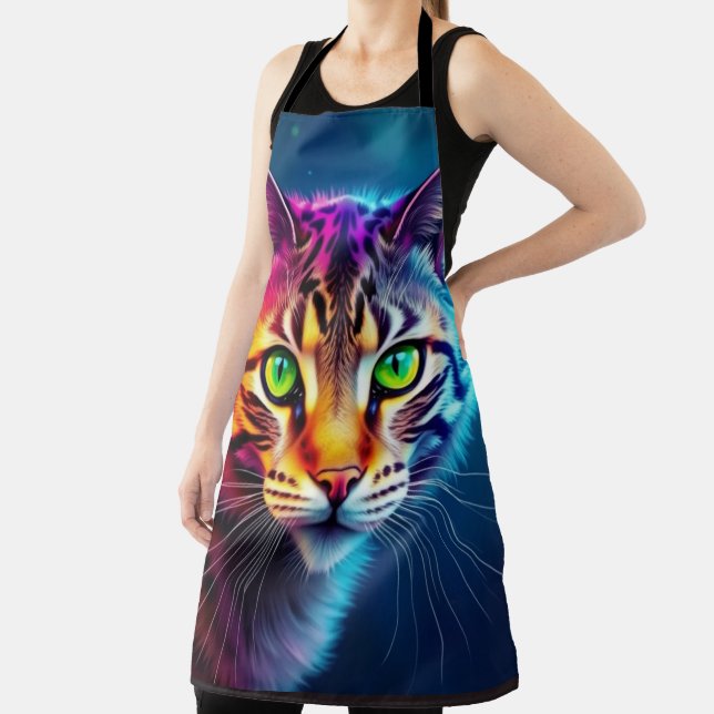 Tablier de chat psychédélique (Insitu)