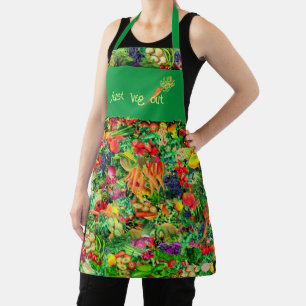 Tablier de chef à la mode Légume sain (Moyen)