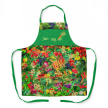 Tablier de chef à la mode Légume sain (Moyen)