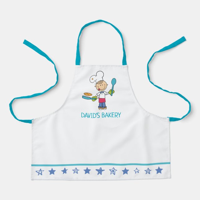 Tablier de chef de crêpes pour enfants (Recto)