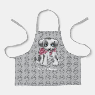 Tablier de chef de petit chien