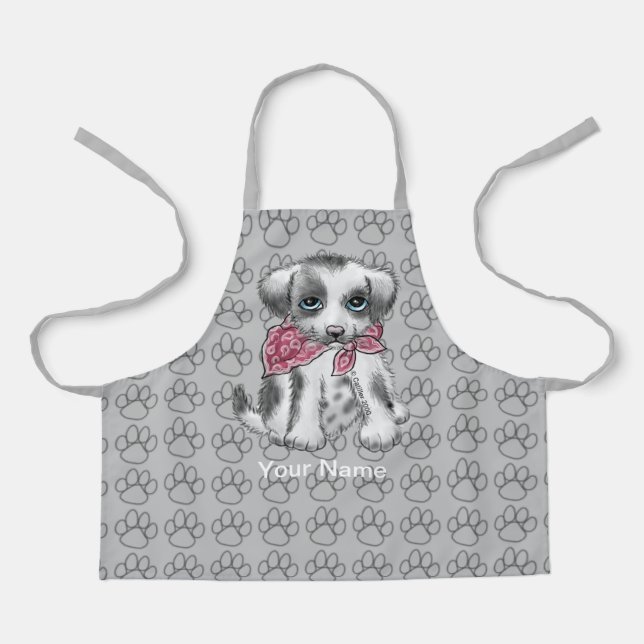 Tablier de chef de petit chien (Recto)