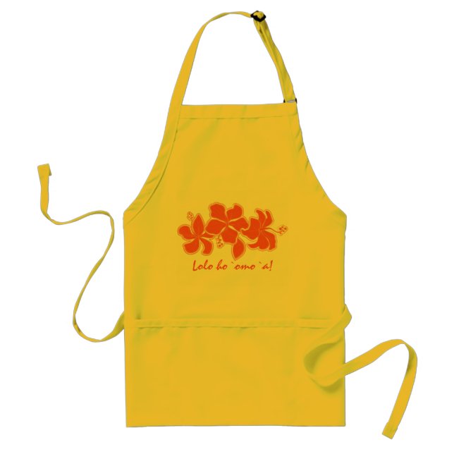 Tablier de chef Kailua Hibiscus (Devant)