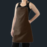 Tablier de chef marron riche | Impression minimali<br><div class="desc">Tablier marron uni moderne - parfait pour les chefs, les boulangers, les baristas, les amateurs de BBQ et les créatifs. Propre, audacieux et personnalisable. Donnez à votre cuisine, studio ou espace de travail une mise à niveau propre et professionnelle avec ce tablier d'impression marron riche et terreux. Le design minimaliste...</div>