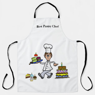 Tablier de chef pâtissier homme amusant