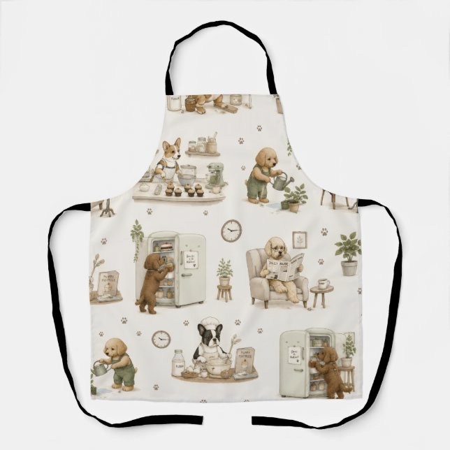 Tablier de chien drôle mignon (Recto)