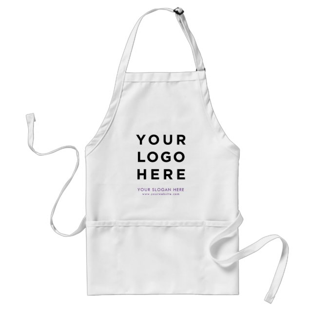 Tablier de couleur uniforme pour entreprise avec l (Devant)