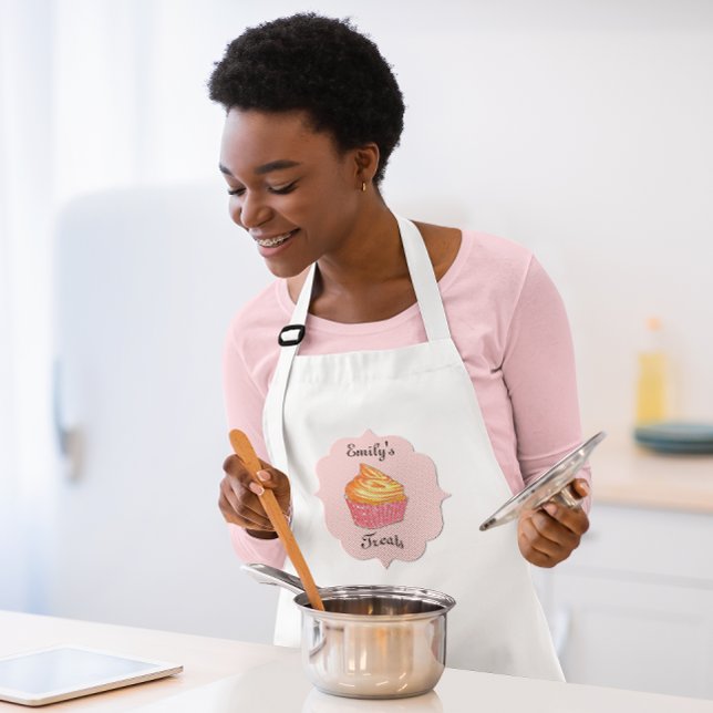 Tablier de coutume de rose de diva de petit gâteau (Créateur téléchargé)