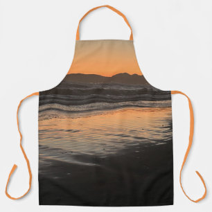 Tablier De Crépuscule à Crépuscule sur la Plage Photo Impr