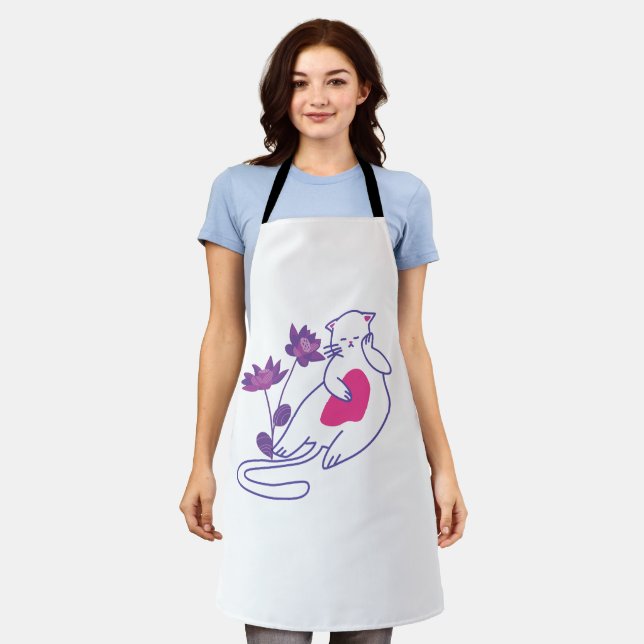 Tablier de cuisine à la fois confortable et sur me (Porté)