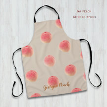 Tablier de cuisine à motif de pêche – Style de l'É