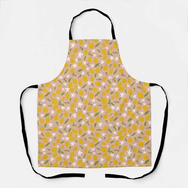 Tablier de cuisine au citron sicilien beau  (Recto)