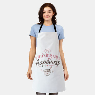 Tablier de cuisine avec citation de cuisson mignon