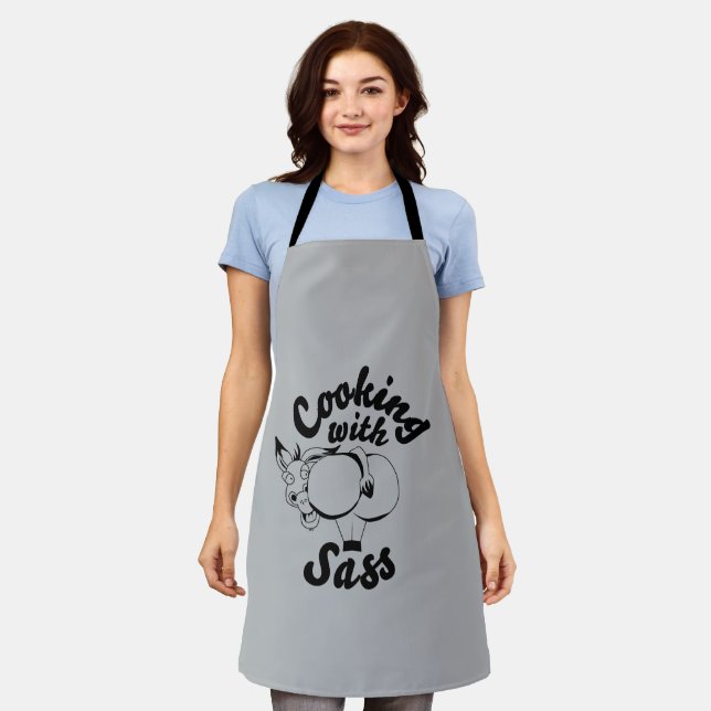 tablier de cuisine avec sass (Porté)