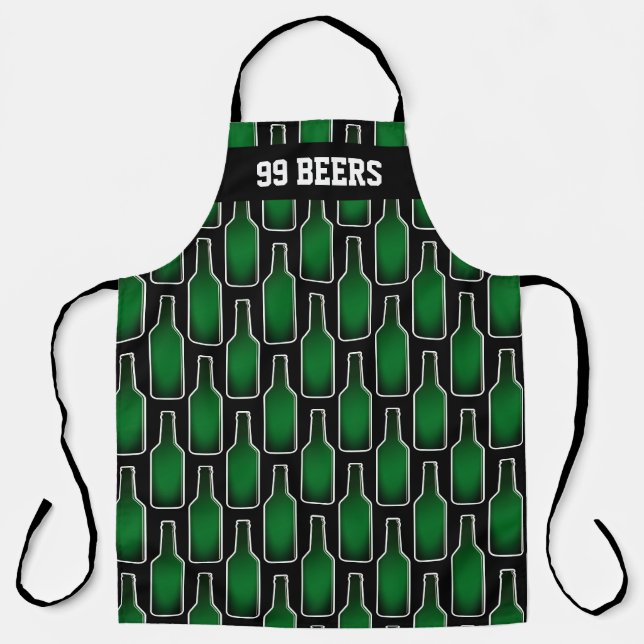 Tablier de cuisine BBQ pour hommes avec impression (Recto)