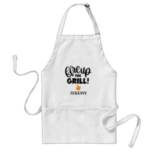 Tablier de cuisine BBQ pour hommes drôle pour gril