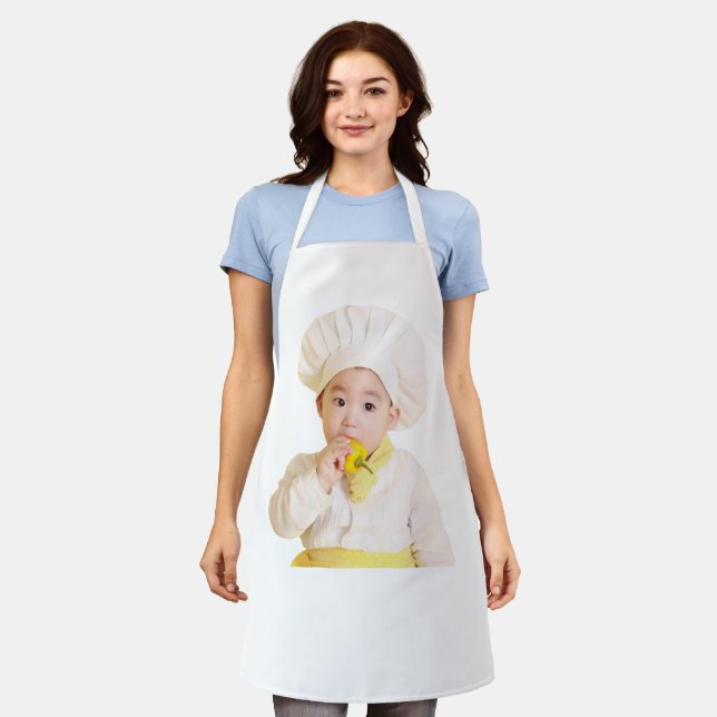Tablier de cuisine bébé mignon chef – Cadeau de cu (Porté)