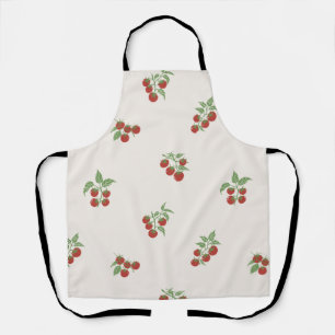 Tablier de cuisine botanique rustique à motif de b