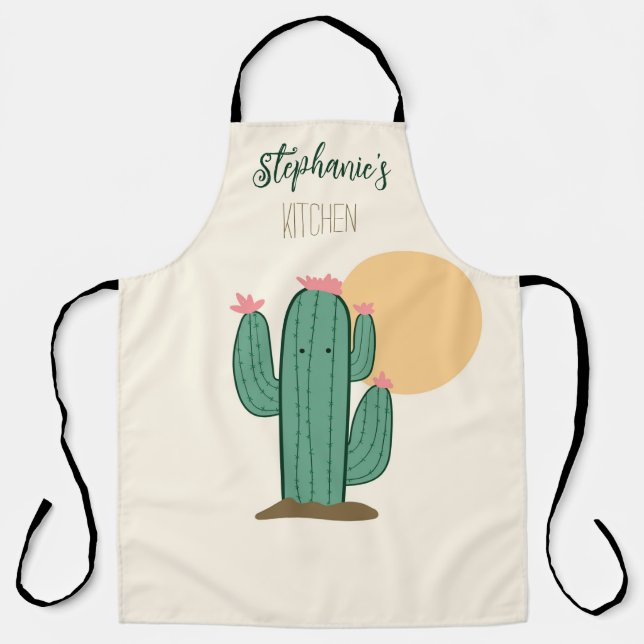 Tablier de cuisine Cactus Mignon (Recto)