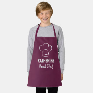 Tablier de cuisine Chef de cuisine Sous-chef Nom p
