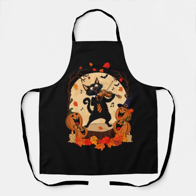 Tablier de cuisine citrouilles (Recto)