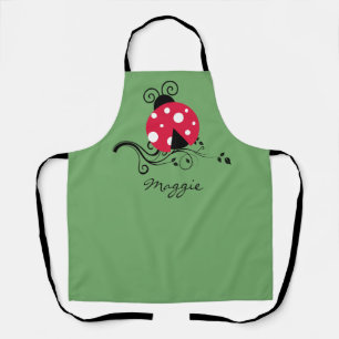 Tablier de cuisine de jardin petite coccinelle mig