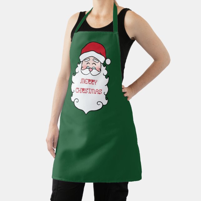 Tablier de cuisine de Noël pour le Père Noël (Insitu)