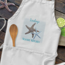 Tablier de cuisine de plage personnalisé Étoile de