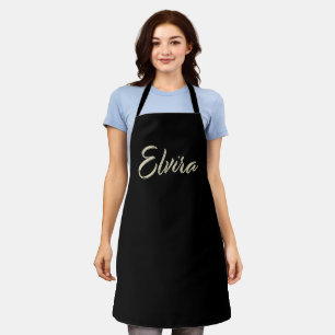 Tablier de cuisine d'Elvira white gold