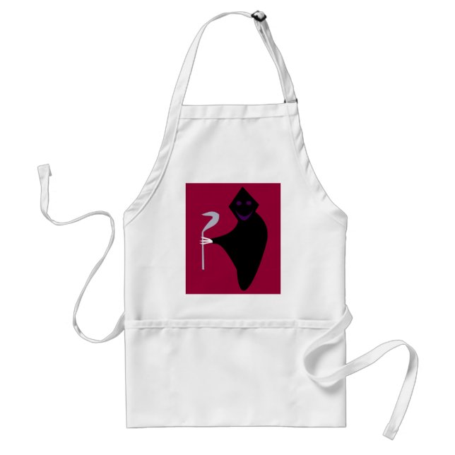 Tablier de Cuisine d'Halloween Grim Reaper (Devant)