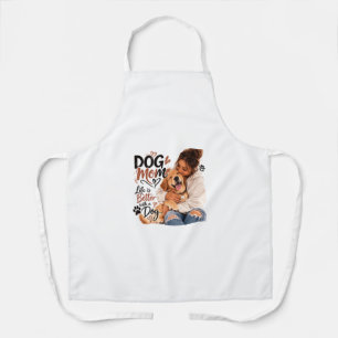 Tablier de cuisine Dog Mom – Tablier de cuisine mi