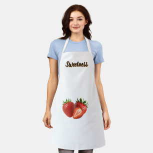 Tablier de cuisine douceur fraise