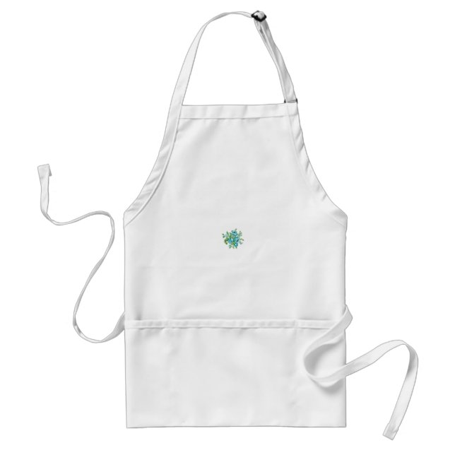 Tablier de cuisine floral | Style de cuisson éléga (Devant)