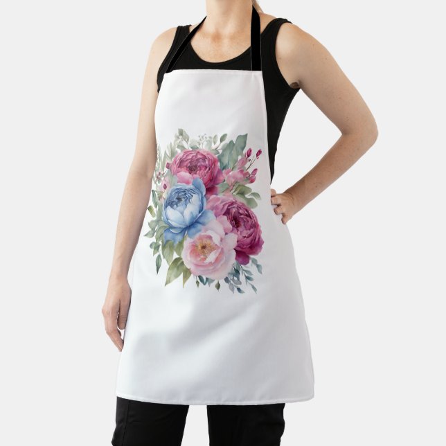 Tablier de cuisine florale pour elle (Insitu)