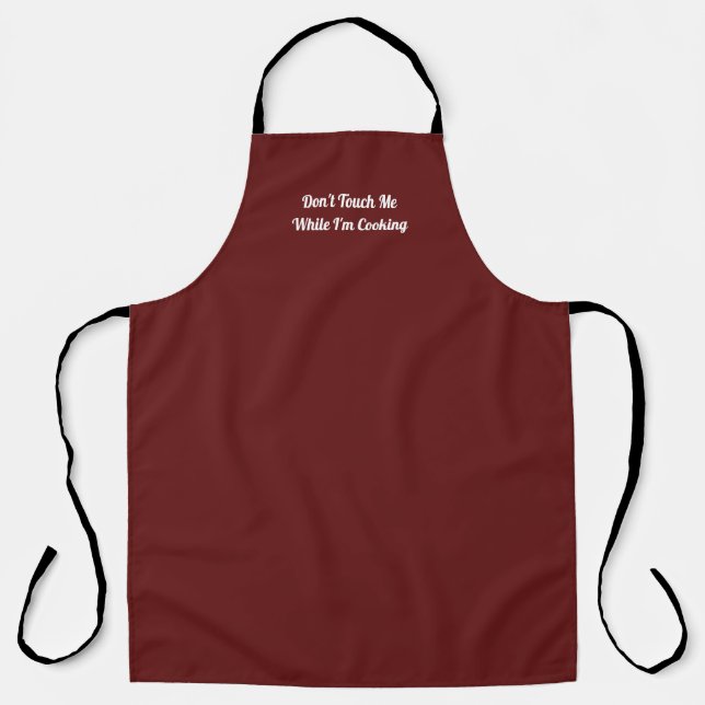 Tablier de cuisine Hands Off (Recto)
