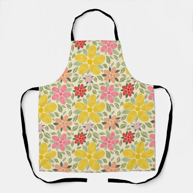 Tablier de cuisine Jardin Tourbillon (Recto)